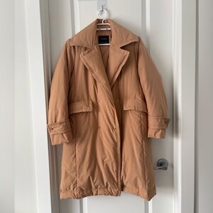 ME FOREVER Blazer Collar Down Jacket – Orange (Size S)